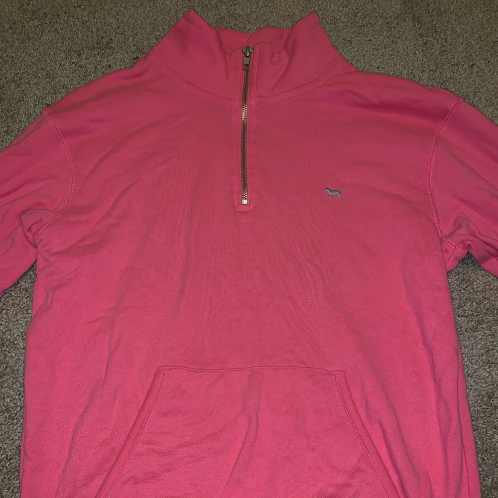 PINK quarter zip sweatshirt
